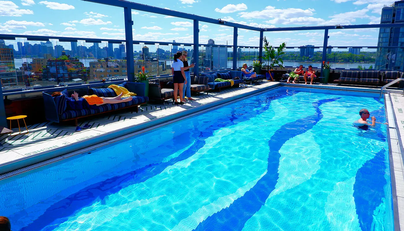Hotels mit Pool in New York - Gansevoort Meatpacking