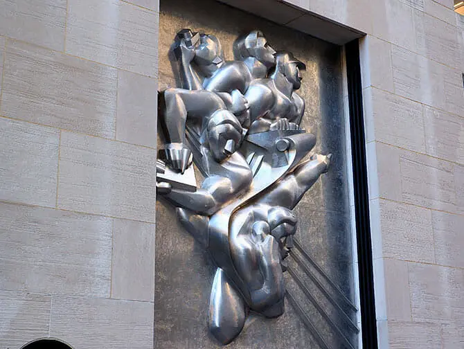 Rockefeller Center Tour - Kunst draußen