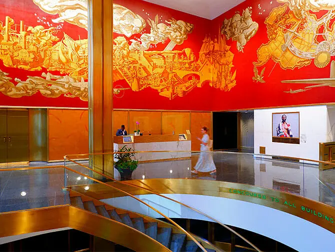 Rockefeller Center Tour - Im Inneren