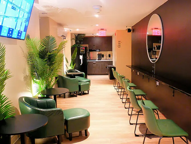 Hostels in New York Nap York Central Park Sleep Station - Gemeinschaftsraum Common Are