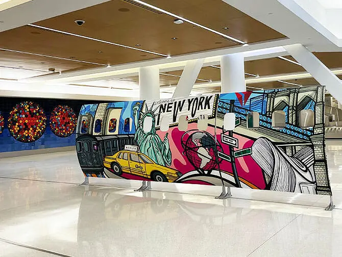 LaGuardia Flughafen - Kunstwerk