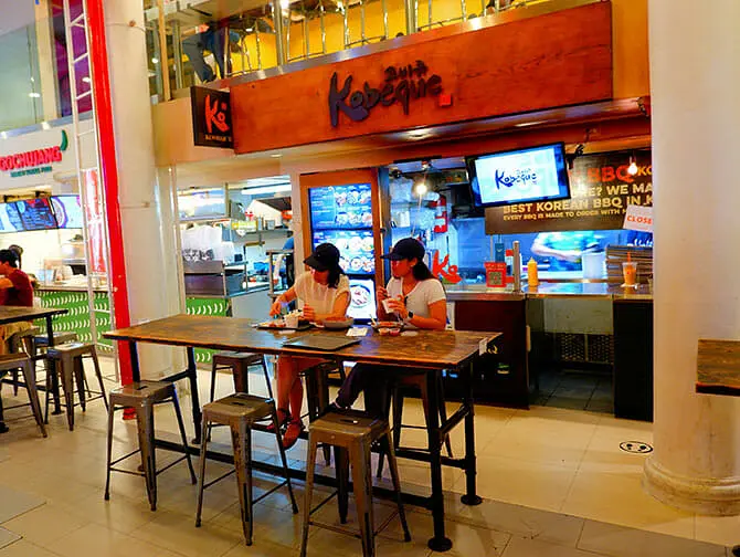 Was kann man in Koreatown New York machen - Essenshalle