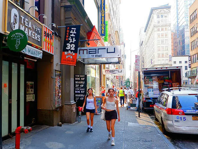Was kann man in Koreatown New York machen