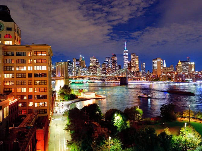 New York Wanderrouten - Abendtour Brooklyn & Chinatown
