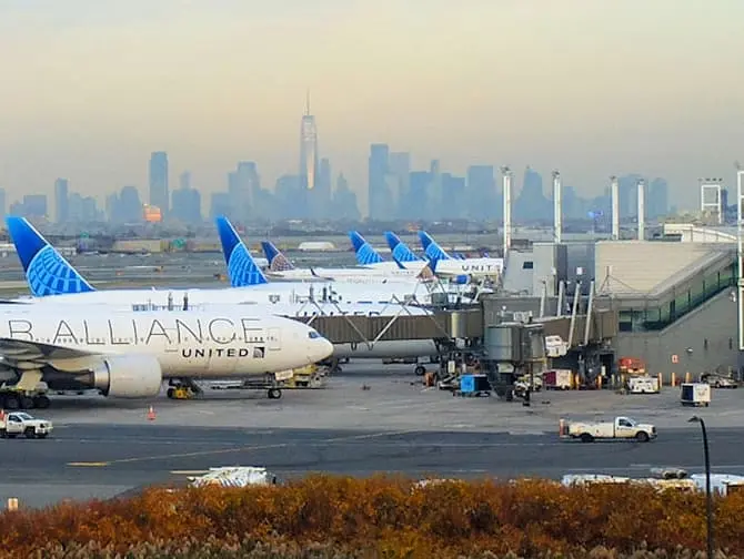 Newark Liberty International Airport - Flugzeuge