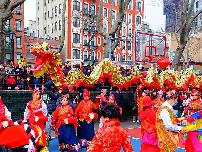 Mondneujahr in New York