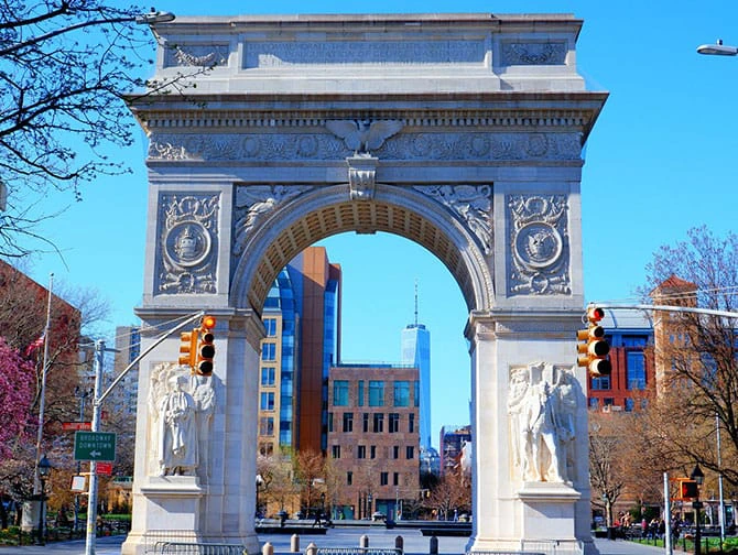 Fahrrad Touren in New York - Washington Square Park
