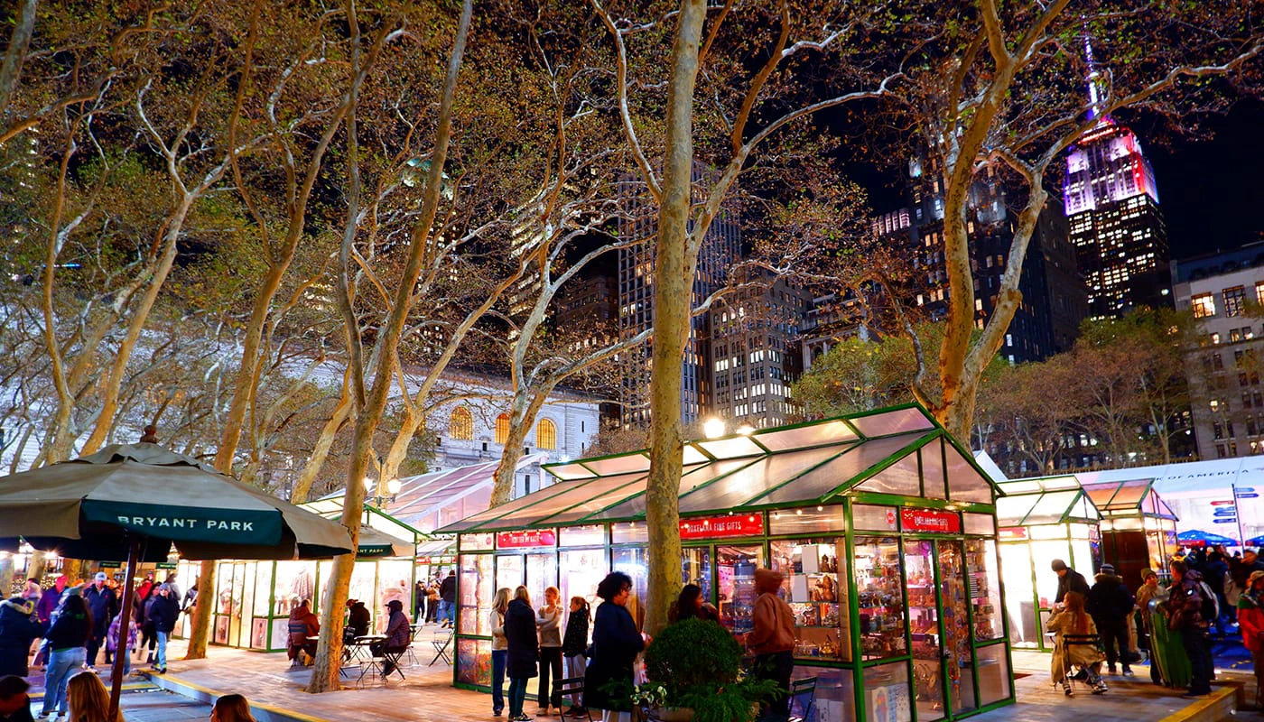 Weihnachtszeit in New York -Weihnachtsmärkte