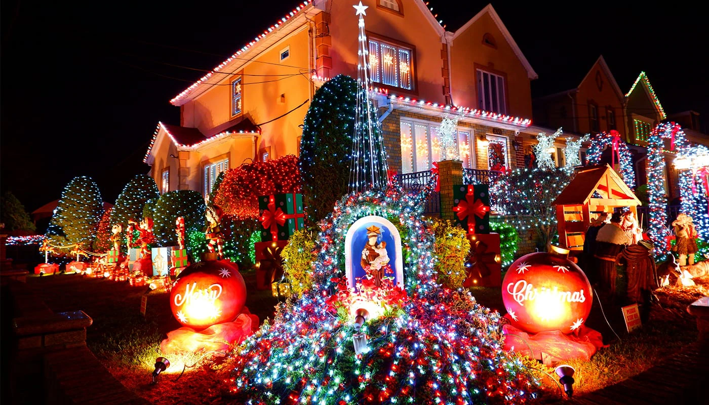 Weihnachtszeit in New York - Dyker Heights Light Tour
