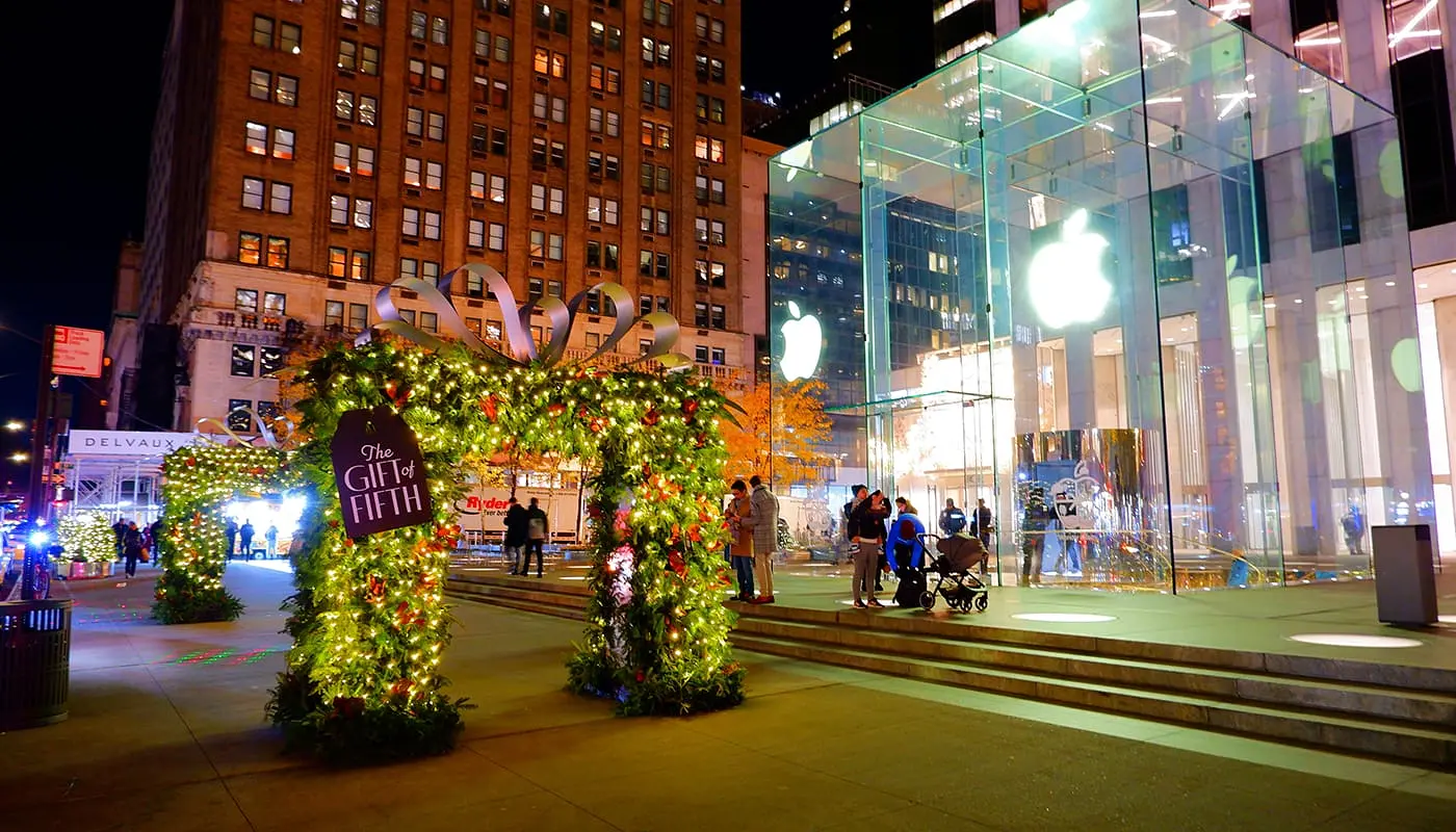 Tagesplanung für Weihnachtszeit in New York - Fifth Avenue