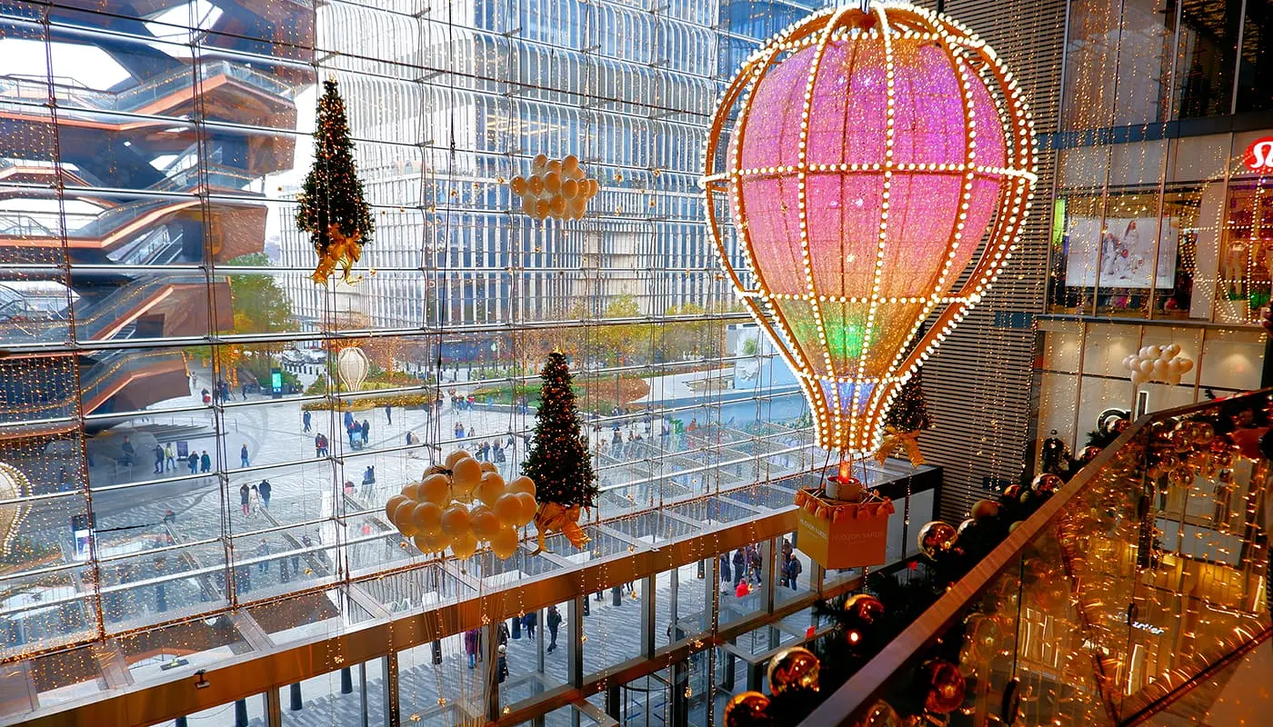 Tagesplanung für Weihnachtszeit in New York - Hudson Yards