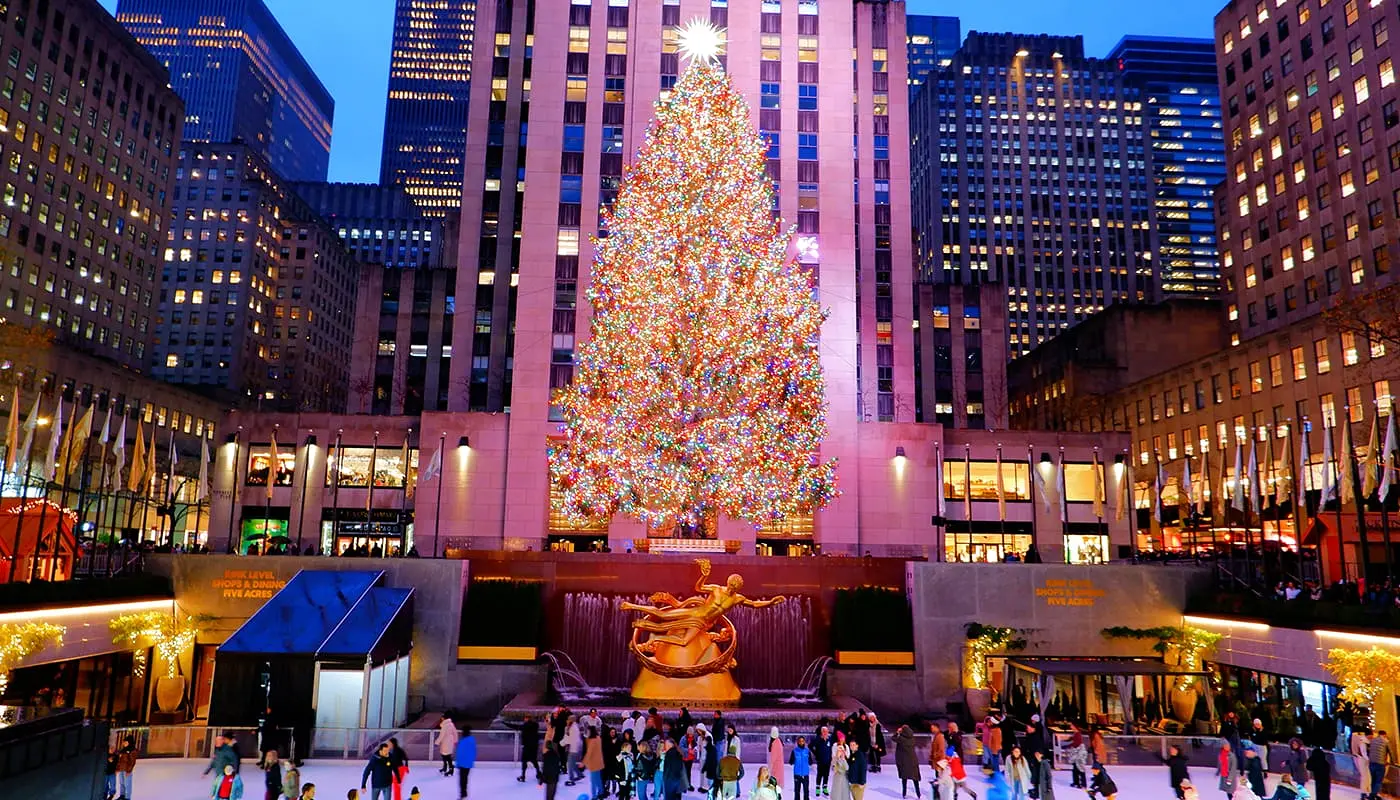Tagesplanung für Weihnachtszeit in New York - Rockefeller Christmas Tree