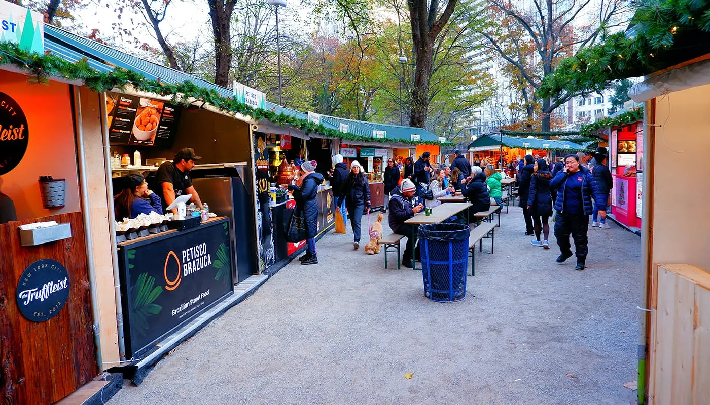 Tagesplanung für Weihnachtszeit in New York - Union Square Christmas Market