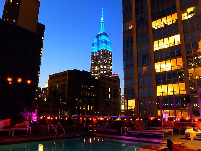 Silvesterpartys in New York - Rooftop party