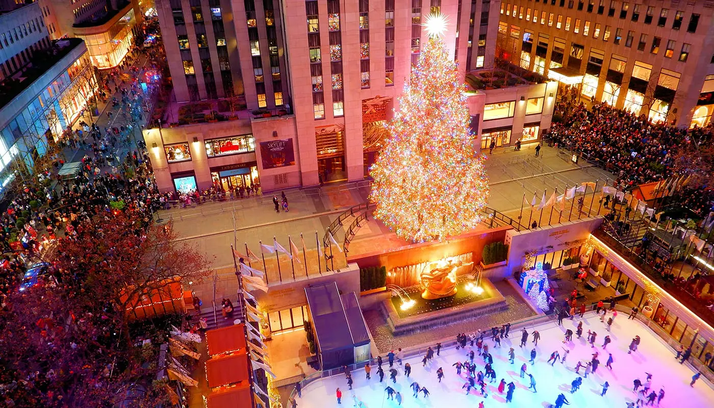 Weihnachtszeit inNew York - Rockefeller Center VIP Tour