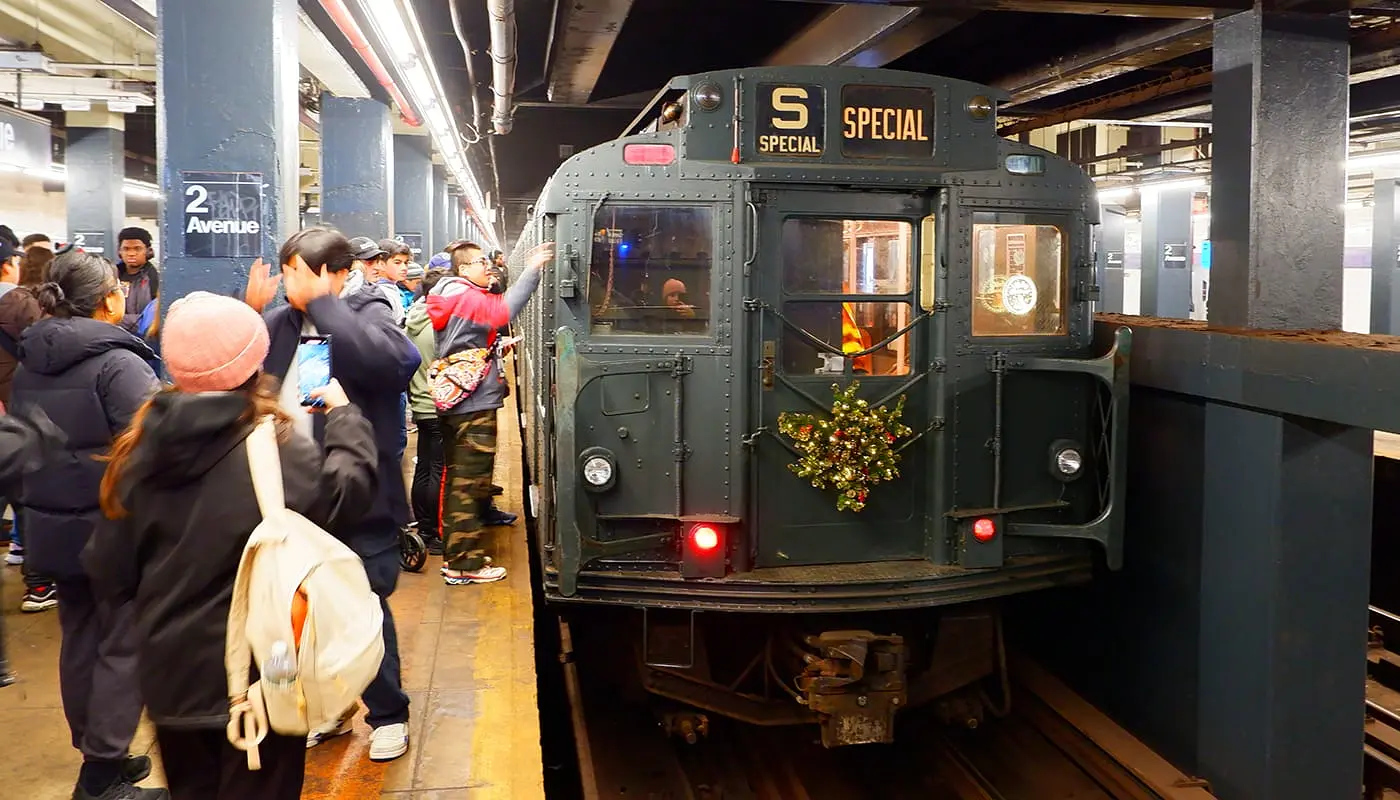 Alte Eisenbahn in New York - Nostalgie Zug in NYC