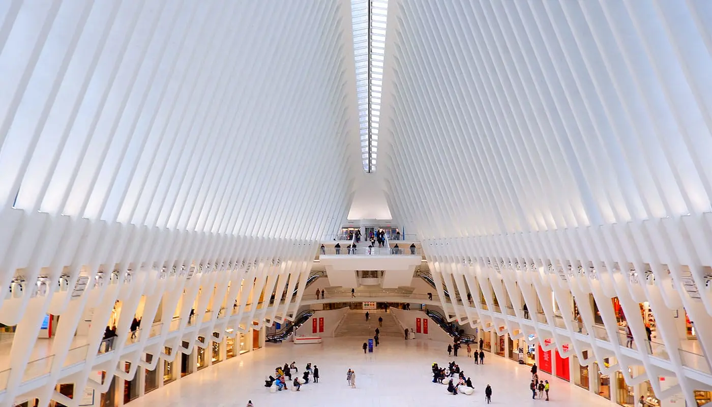 Oculus in New York - Drinnen