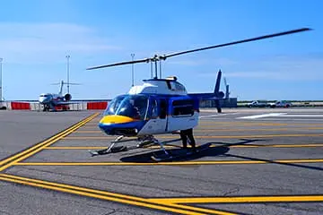 Hubschrauber Transfer