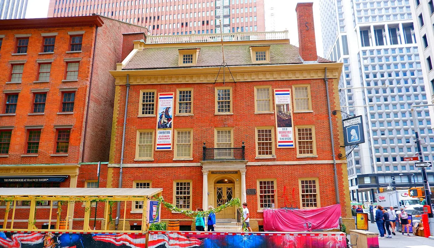 Typisch amerikanisches Essen in New York - Fraunces Tavern