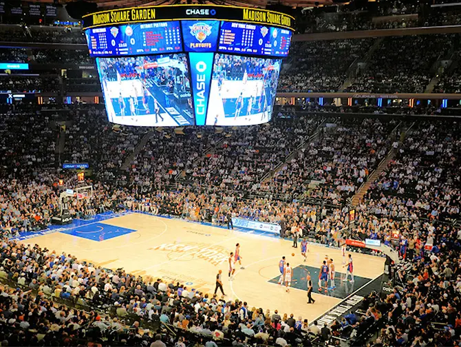New York Knicks Tickets - Spiel im Madison Square Garden