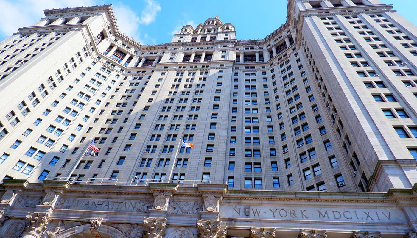 Municipal Building gratis Aussichtsdeck - David N. Dinkins Manhattan Municipal Building