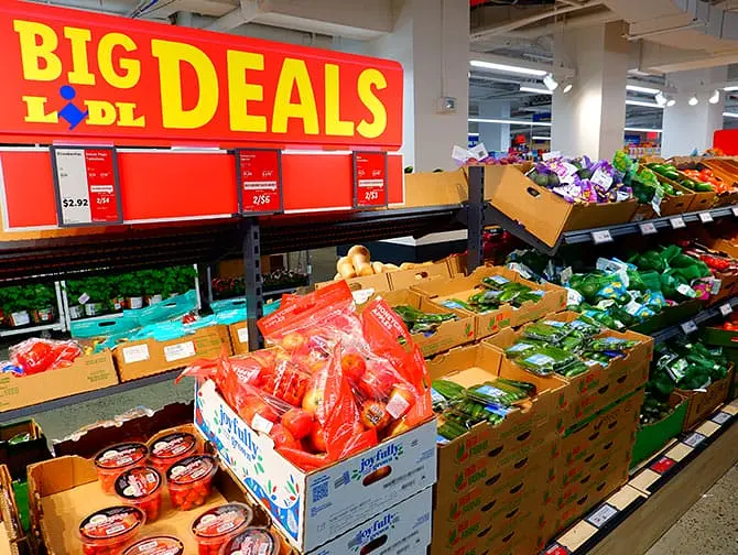 Supermärkte in New York - Der europäische Supermarkt Lidl