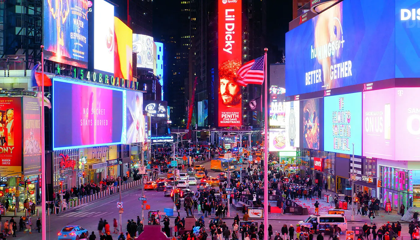 4 Tage New York Tagesplanung - Erkunden Sie den Times Square an Ihrem ersten Abend in New York