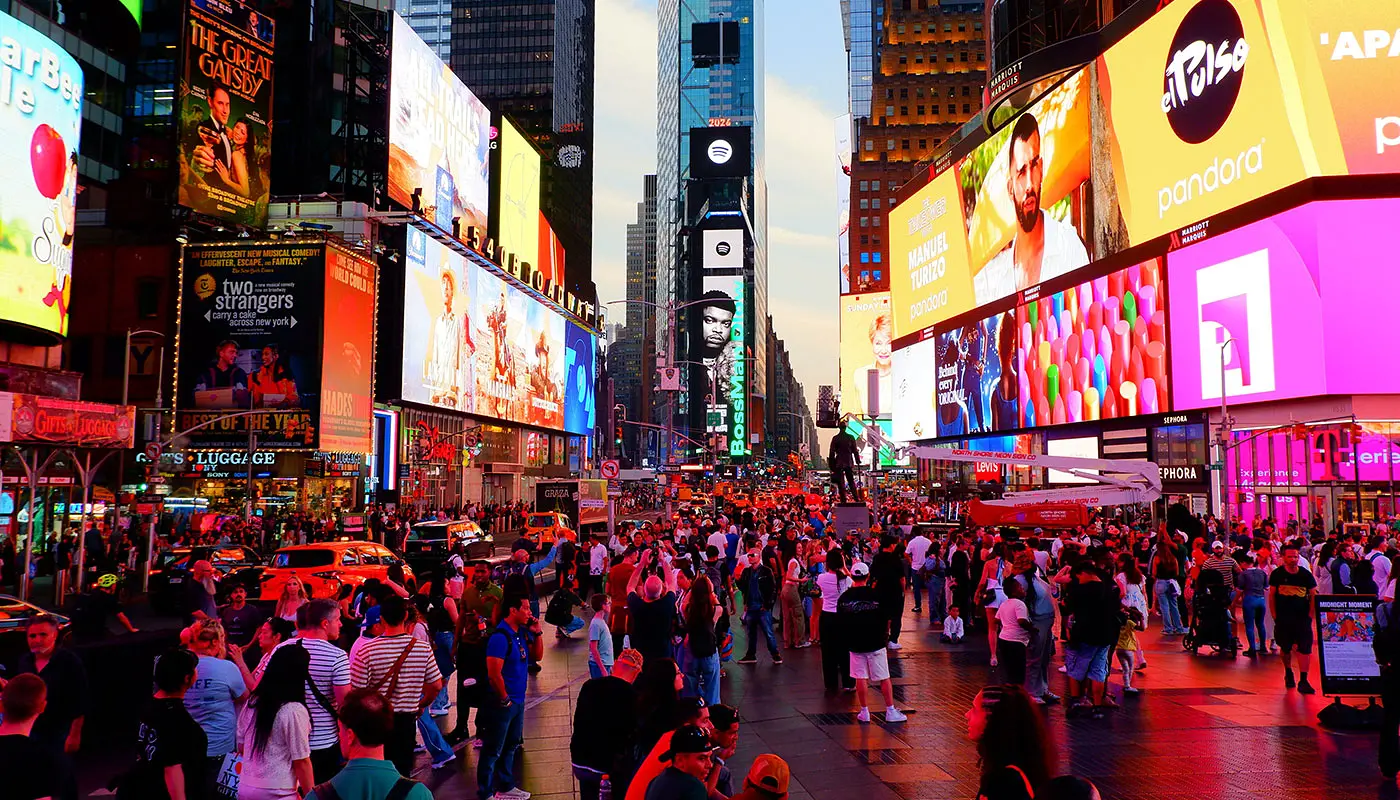 New York 6-Tage-Reiseroute – Erster Eindruck von Times Square