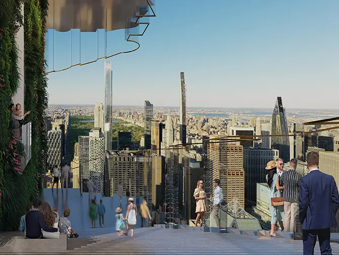 The Torch in New York - Aussichtsplattform