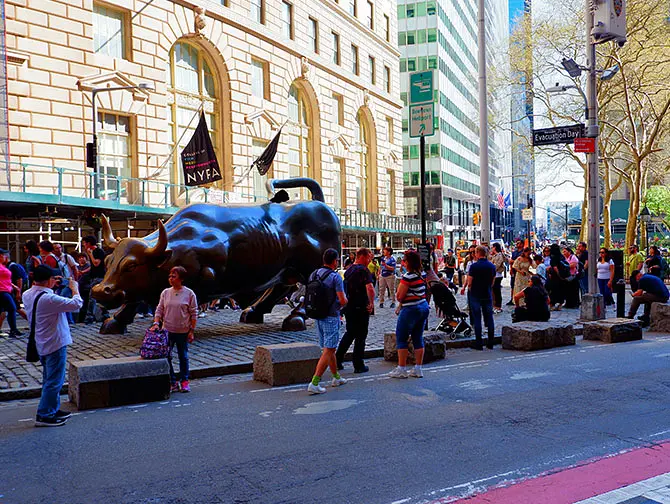 Charging Bull Statue in New York - Attraktion im Lower Manhattan