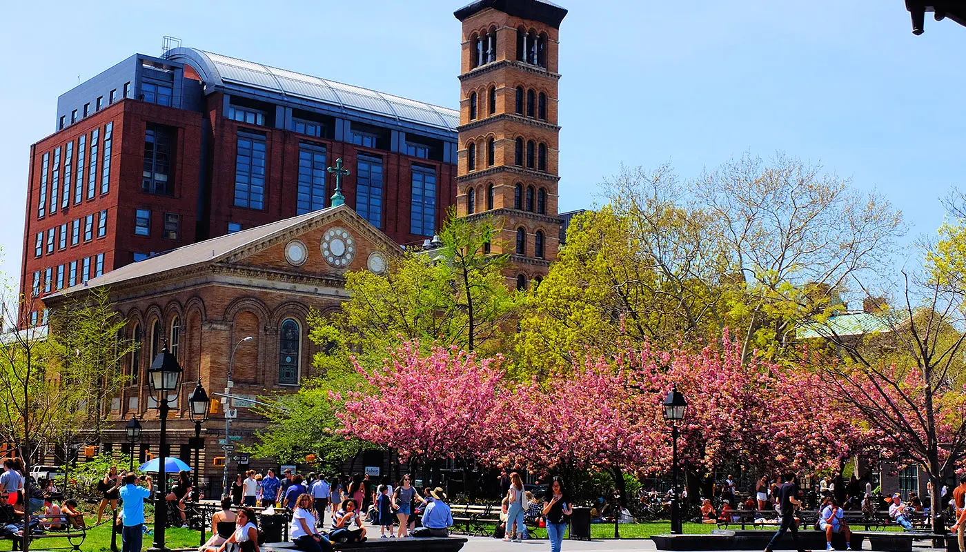 Washington Square Park in New York - Park mit einer reichen Geschichte