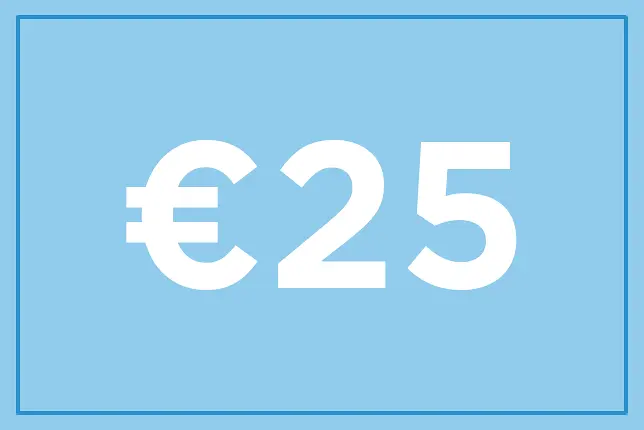 Geschenkvoucher €25