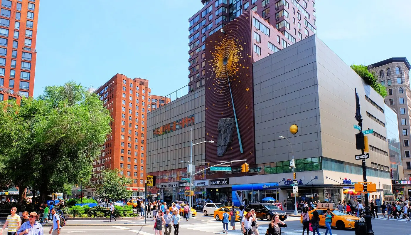Union Square in New York - Lebendiger Platz