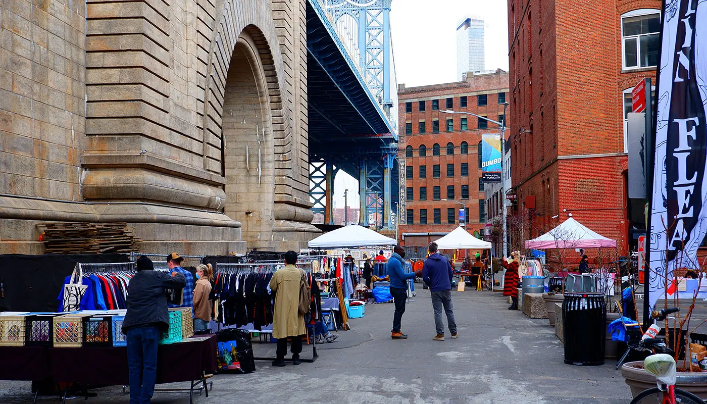 Wanderroute DUMBO - Brooklyn Bridge in New York - Eindrücke von der Wanderroute