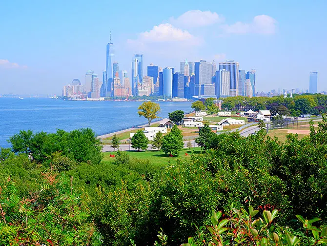 Wanderroute Governors Island in New York