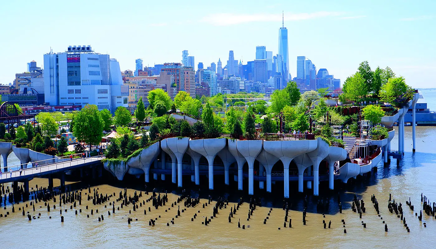 Wanderroute High Line Park - Hudson Yards in New York - Entdecke verschiedene Seiten New Yorks