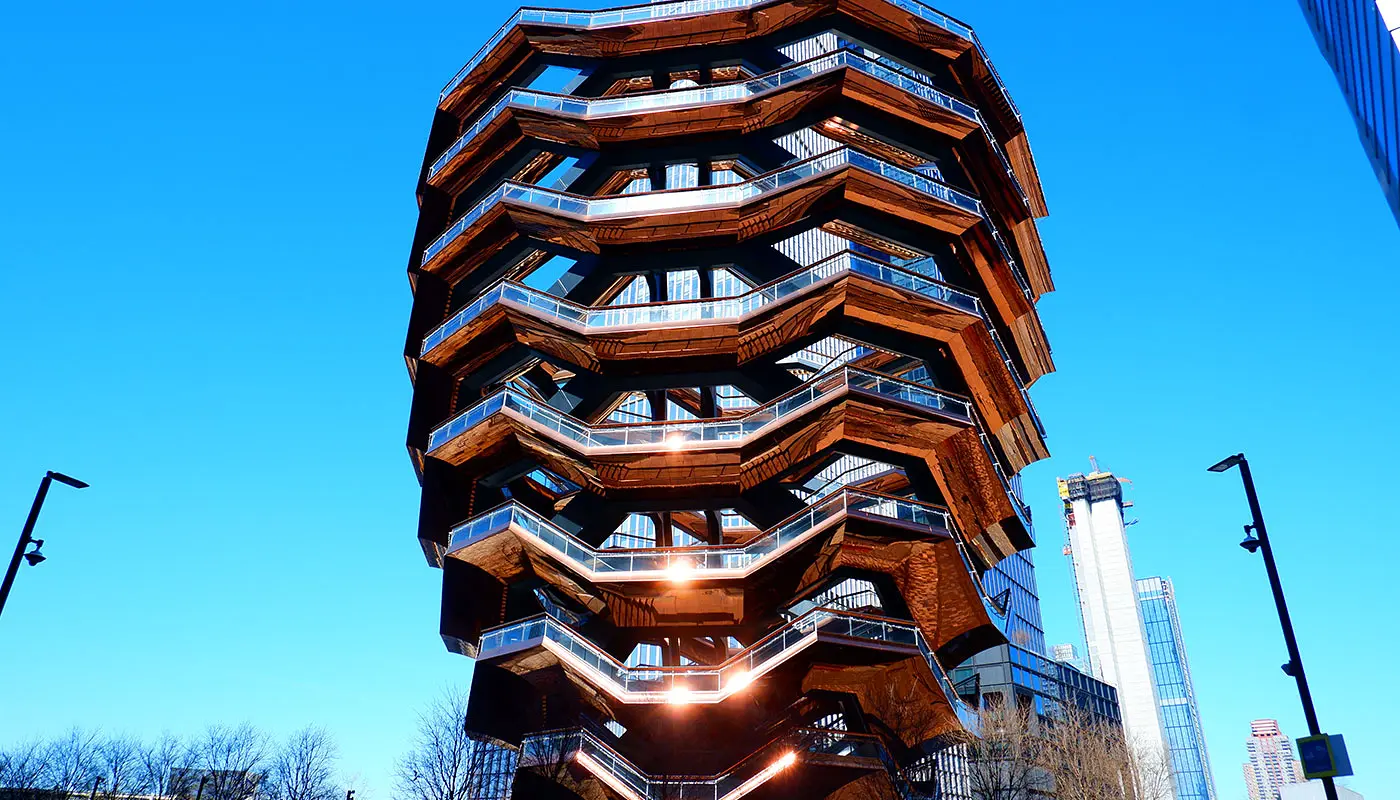 Wanderroute High Line Park - Hudson Yards in New York - Einblick in die Spazierroute