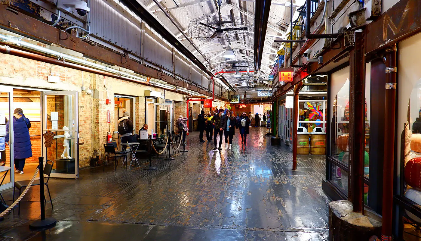 Wanderroute High Line Park - Hudson Yards in New York - Eindruck von der Spazierroute
